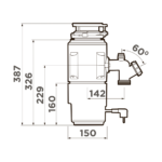 Omoikiri Nagare Slim 1250-AZ
