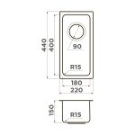 Omoikiri Tadzava 22-U