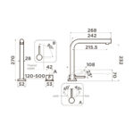 Omoikiri Nara 2 Plus латунь